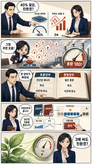 40% 절감이면 친환경?